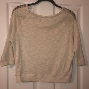 aerie Tops - Three-Quarter Sleeved Sweater aerie Tops - Three-Quarter Sleeved Sweater